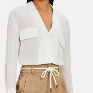 Frame XS/TP 100 % silk blouse